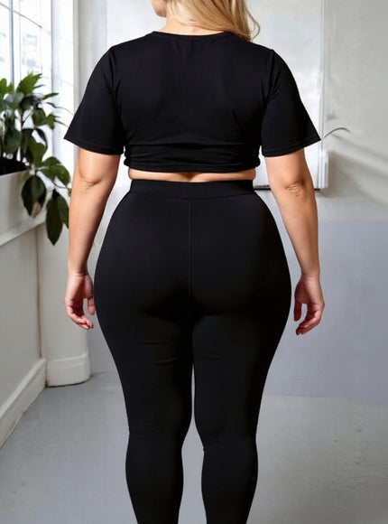 Plain Black Leggings – Everyday Comfort & Style