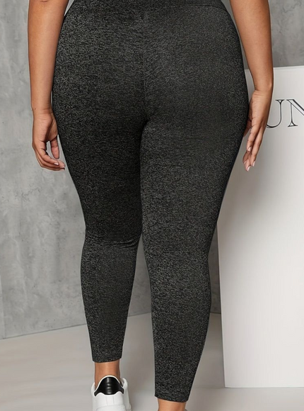 Plus Size High Waist Stretchy Tummy Control Yoga Leggings
