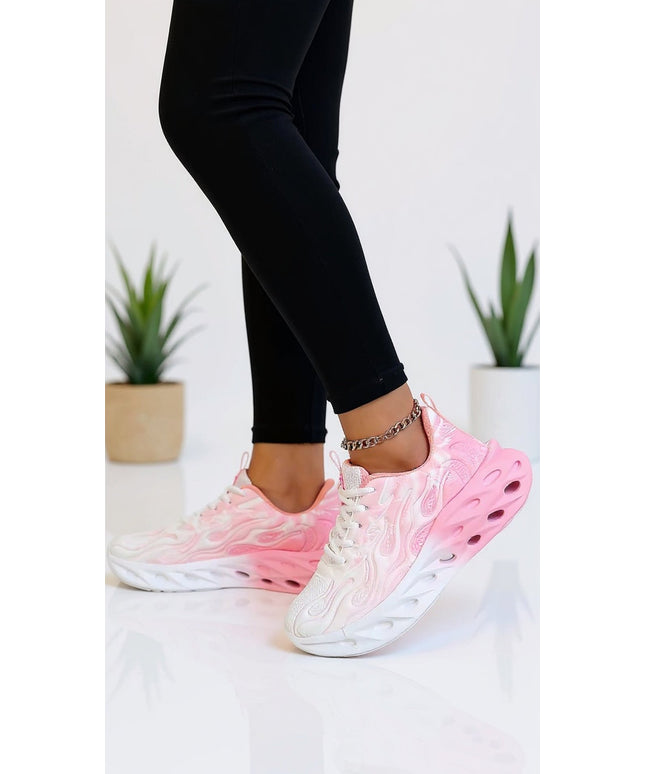 Women's Pink Trainers – Stylish Plus-Size Footwear