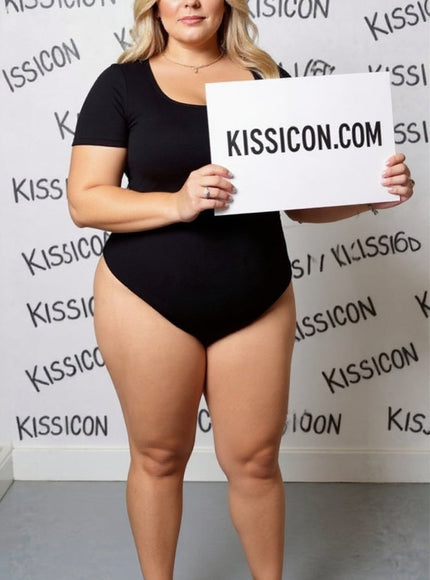 Plus Size Short Sleeve Bodysuit   Everyday Shaping Essential