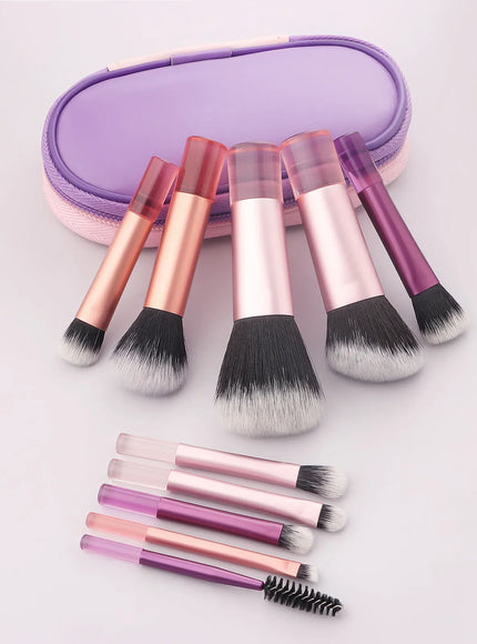 KissICON RonshadowBrush 10pcs Mini Makeup Brush Set - With