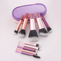 KissICON RonshadowBrush 10pcs Mini Makeup Brush Set - With