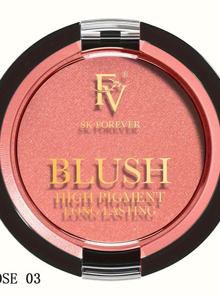 jkthpu-45 ROSE 03 FV Long Lasting Powder Blush - Lightweight Shimmer