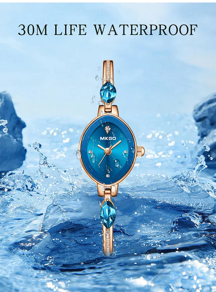 KissICON Rose gold KissIcon Uthai L37 Quartz Watch Diamonds Waterproof -