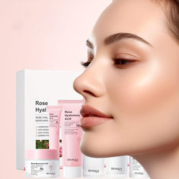 KissICON Rose Hyaluronic Acid Gift Box Six-piece Set KissIcon BioAqua Rose HA GiftSet - Hydration Firming