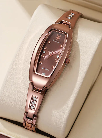 KissICON rose KissIcon Korean Edition Bracelet Quartz Wristwatch - Casual