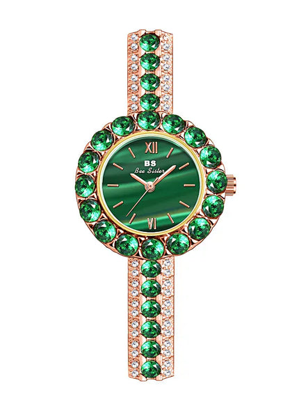 KissICON Rose [KissIcon] UTHAI Women's Watch Malachite - Waterproof