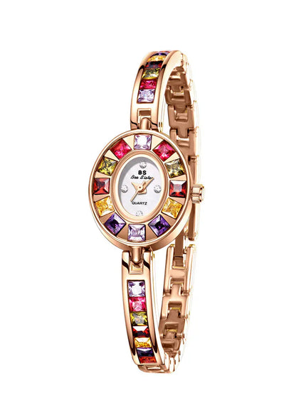 KissICON Rose KissIcon UTHAI Womens Chain Watch - Waterproof Luxury