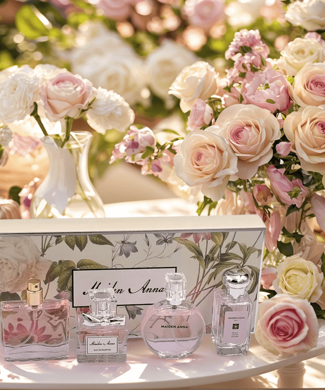 KissICON Rose perfume suit / 30ML*4 4pc Floral Perfume – 48hour Longlasting Fragrance
