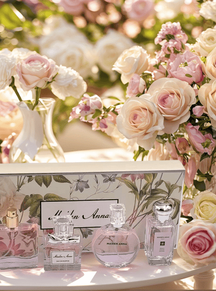 KissICON Rose perfume suit / 30ML*4 4piece Floral Perfume – Gift Longlasting Romance