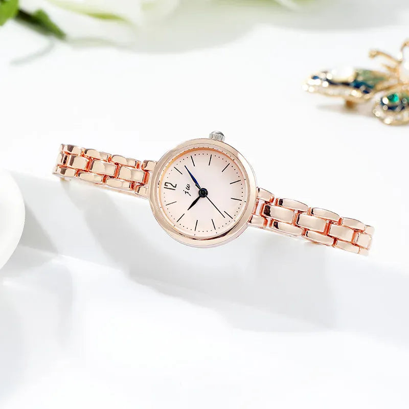 KissICON Rose pink KissIcon UTHAI W103 Women Fashion Quartz Minimalist Gift