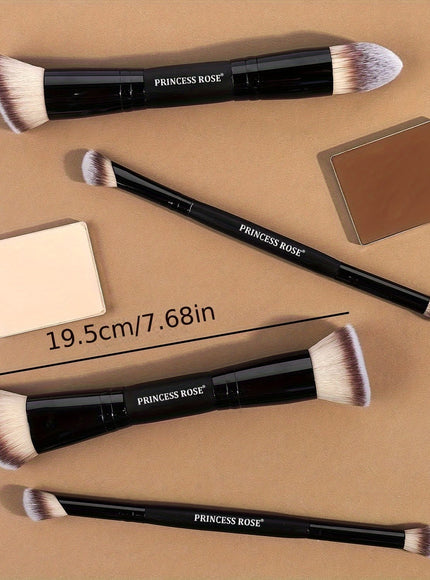 KissICON Rose Princess 4pc Pro Dualended Makeup Brush Set