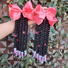 KissICON Rose Red KissIcon Delicate Braided Ponytail Extensions Dreadlocks