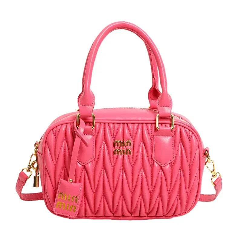 KissICON Rose Red Small Square Multi-way Shoulder Crossbody – Daily Use Hand