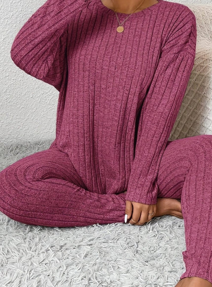 jkthpu-45 Rose Red / UK 18 Autumn and Winter Large Size Slimming Long Sleeve