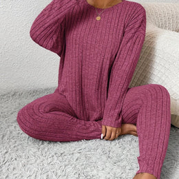 jkthpu-45 Rose Red / UK 18 Autumn and Winter Large Size Slimming Long Sleeve