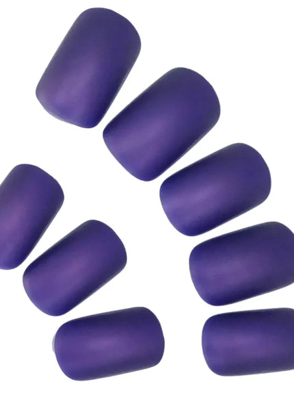 KissICON Royal Blue Acrylic Press On Nails With Glue