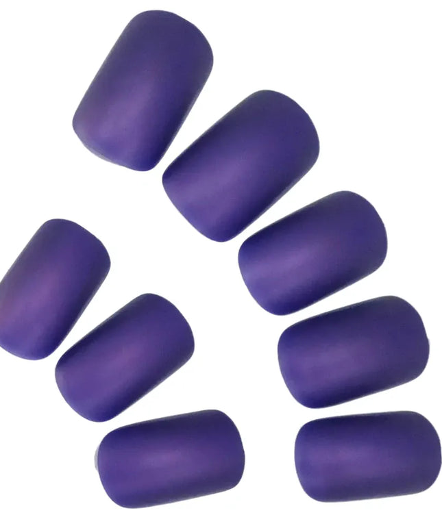 KissICON Royal Blue Acrylic Press On Nails With Glue