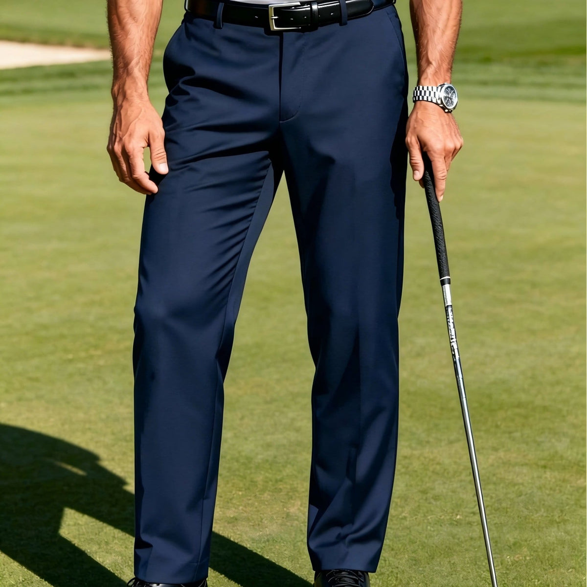 KissICON Royal Blue / UK 33 Versatile Mens Dress Pants for Every Occasion