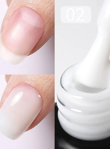 KissICON Rubber Base 02 KissIcon Born Milky Pink Rubber Base Gel 15ml