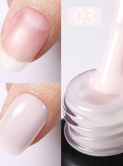 KissICON Rubber Base 03 KissIcon Born Milky Pink Rubber Base Gel 15ml