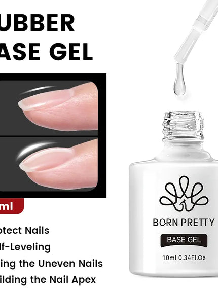 KissICON Rubber Base Gel KissIcon Born Pretty Base Gel Soak Off 10ml
