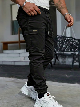KissICON Rugged Mens Army Cargo Pants MultiPocket Outdoor Style