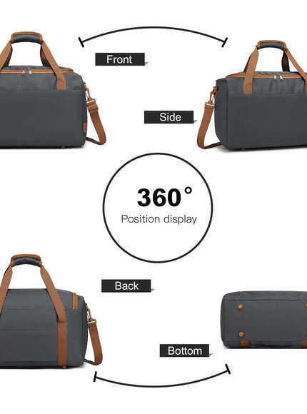 KissICON Ryanair Approved 20L Underseat Cabin Bag for Air Travel