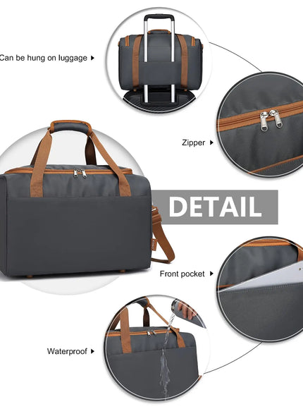 KissICON Ryanair Approved 20L Underseat Cabin Bag for Air Travel