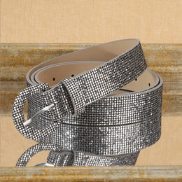 jkthpu-45 S Sparkle  Shine Trendy Glitter Belt for Day to Night