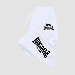 KissICON S / white4 Men Printed Pants EVERLAST Men Women Running Pants Joggers Sweatpant Sport Casual Trousers Fitness Gym Breathable Pants