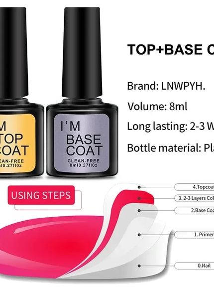 KissICON S043-X11MAX-1-27 KissIcon Nail Kit Gel Set With UV Lamp
