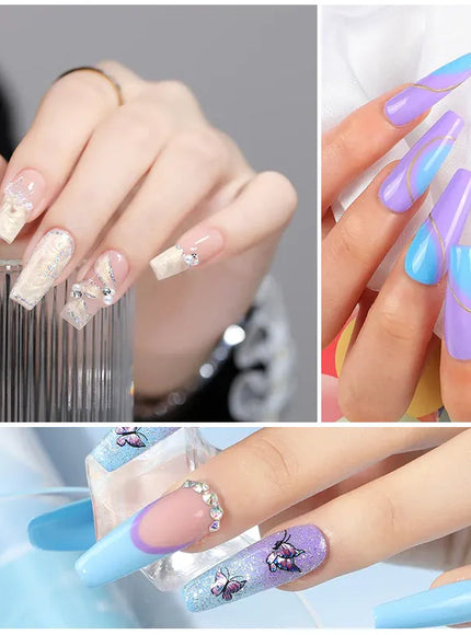 KissICON S043-X11MAX-1-27 Nail Polish Kit Acrylic Gel Set With UV