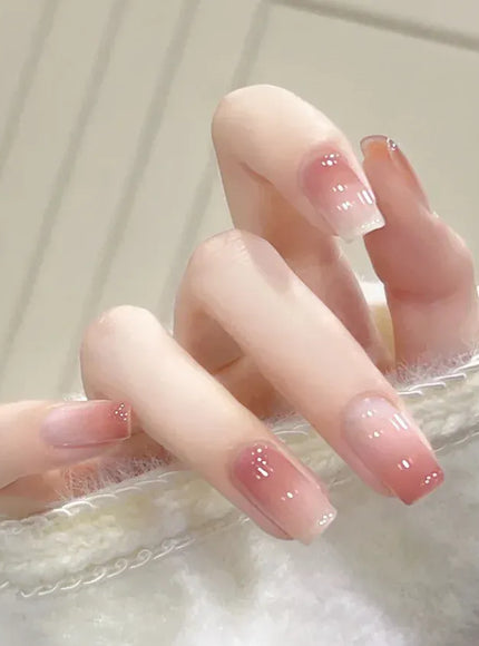 KissICON S11 KissIcon Blush Pink Nails Pearl 3D Tips -