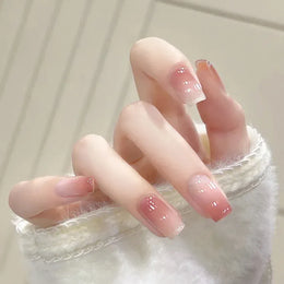 KissICON S11 KissIcon Blush Pink Nails Pearl 3D Tips -
