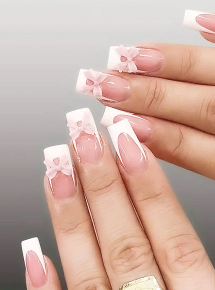 KissICON S19 KissIcon Blush Pink Nails Pearl 3D Tips -