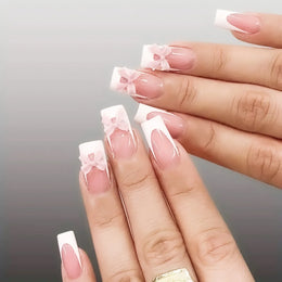KissICON S19 KissIcon Blush Pink Nails Pearl 3D Tips -