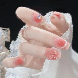 KissICON S21 KissIcon Blush Pink Nails Pearl 3D Tips -