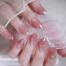 KissICON S24 KissIcon Blush Pink Nails Pearl 3D Tips -