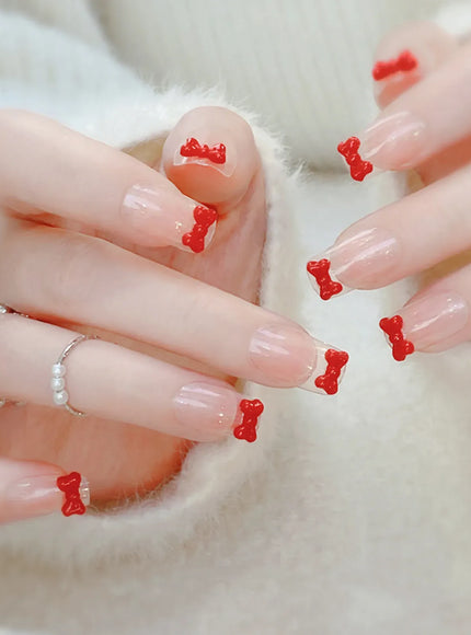 KissICON S30 KissIcon Blush Pink Nails Pearl 3D Tips -