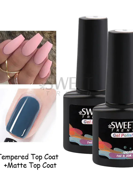 KissICON S36-(01 02) KissIcon Matte Top Coat Base Coat Gel Nail