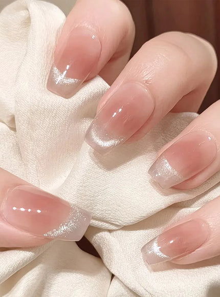 KissICON S9 KissIcon Blush Pink Nails Pearl 3D Tips -