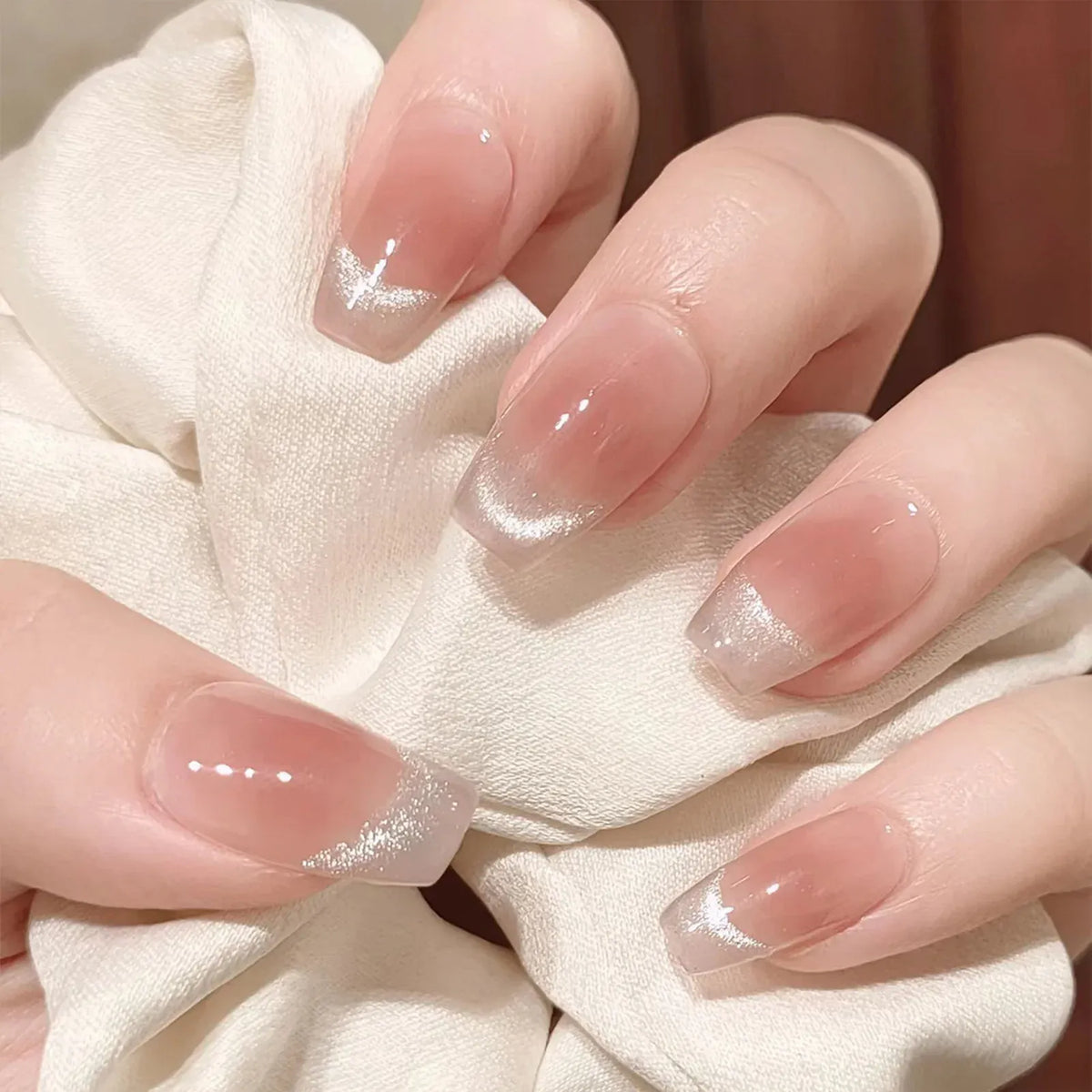 KissICON S9 KissIcon Blush Pink Nails Pearl 3D Tips -