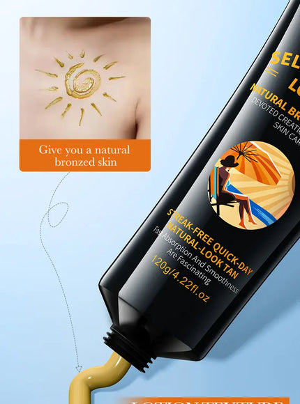 KissICON Sadoer Self Tanner Lotion Flawless Sunless Tan For