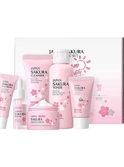 KissICON Sakura Skin Care Set 6pc Gift Box Cream