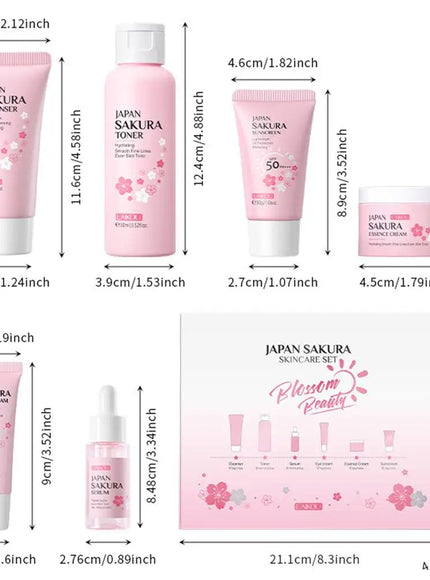 KissICON Sakura Skin Care Set 6pc Gift Box Cream