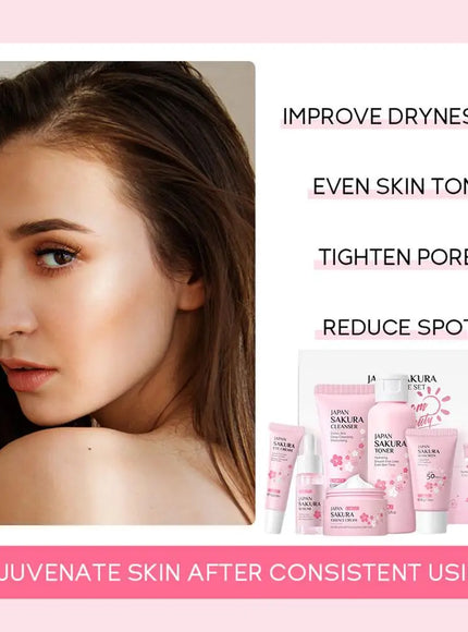 KissICON Sakura Skin Care Set 6pc Gift Box Cream