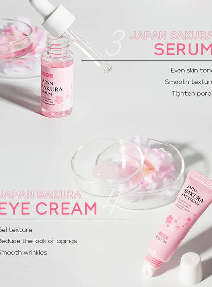 KissICON Sakura Skin Care Set 6pc Gift Box Cream