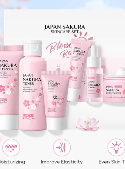 KissICON Sakura Skin Care Set 6pc Gift Box Cream