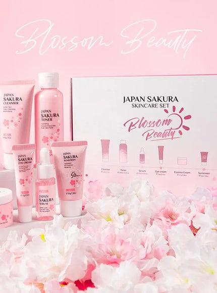 KissICON Sakura Skin Care Set 6pc Gift Box Cream